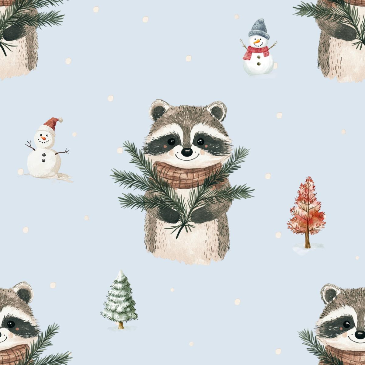 Waschbären-Weihnacht